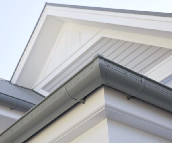 Colorbond flat back gutter x2